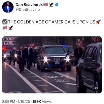 DAN SCAVINO ☑️THE GOLDEN AGE OF AMERICA IS UPON US🚀🇺🇸🦅