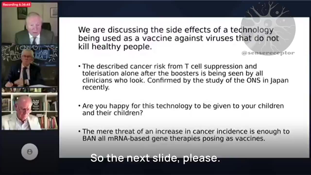 Prof. Angus Dalgleish: "No genotoxicity or cancer-causing studies were ever performed