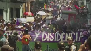 América Latina marcha por igualdad y justicia en el Día Internacional de la Mujer