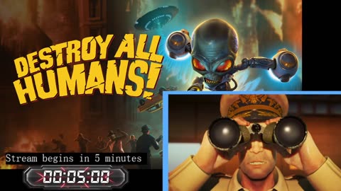 Destroy All Humans! let's play stream 9 (blind) final part all probe locations part 2