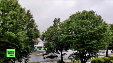 How NOT to Drive a Car in UK Storms!