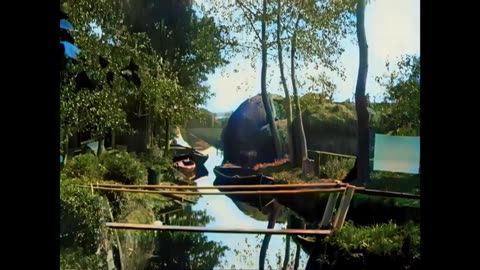 Giethoorn 1921: The Netherlands’ Colorized Dutch Venice