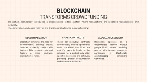 Crowdfunding and the Blockchain: Revolutionizing Fundraising