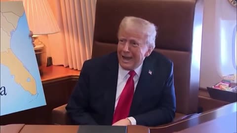 TRUMP CLOWNS FAKE NEWS REPORTER (from "Huffington Post) on Trump Force One [02.09.2025]