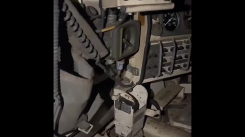 The first captured Leopard 2 tank has been shown from the inside