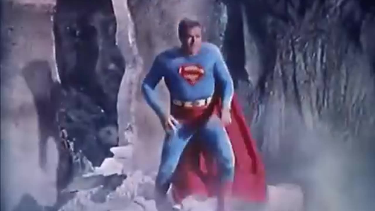 Superman Breaks Through Everything