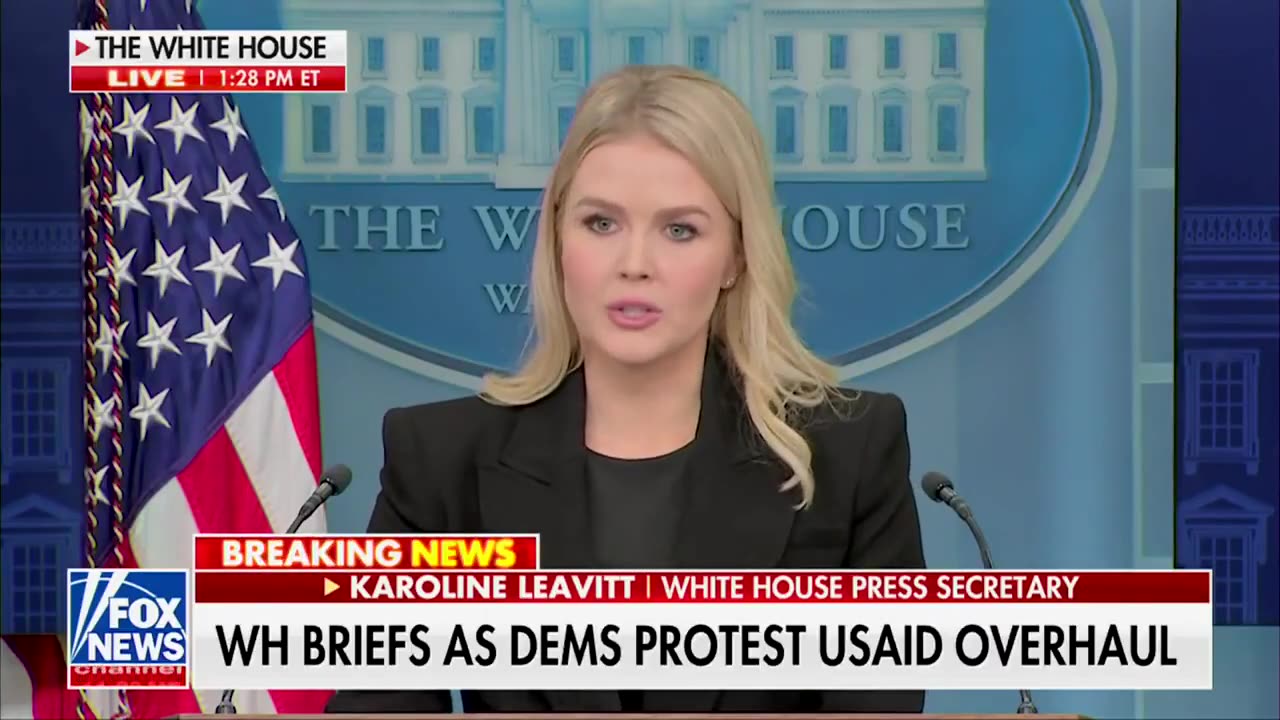 Press Secretary Leavitt: “I was made aware of funding from USAID to Media Outlets…including Politico…who I know has a seat in this room. The $8M you receive ends today"