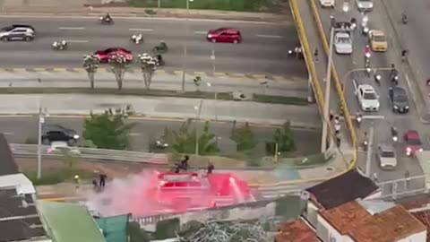 Incendio vehículo Bucaramanga