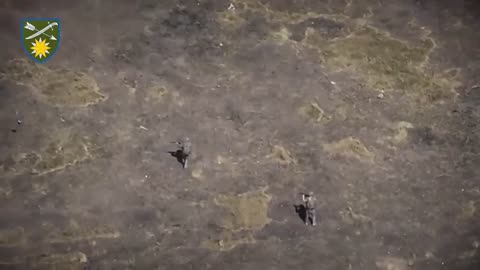 Man throws AK 47 at Explosive drone to save soldiers life