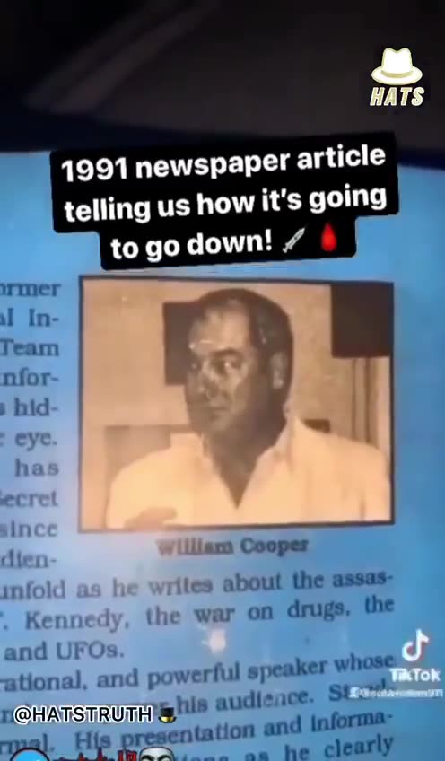 Article from 1991. "Implementing encoded chips into every citizen would create connectivity to a central computer system