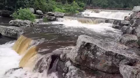 Spill over dam at Lake Bailey