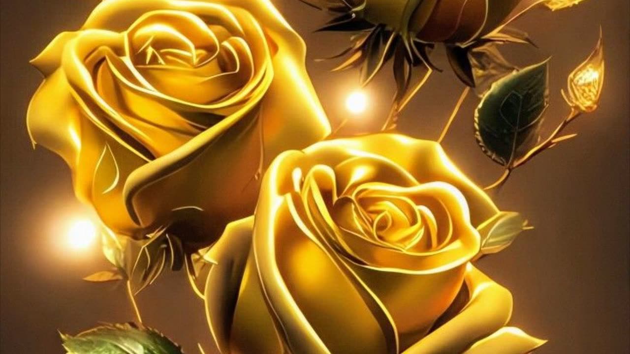 PART 6 -12/31/24 Our New Yr. Eve Party - The LORD'S 1st Words to us for 2025: GOLDEN GLORY ROSES....