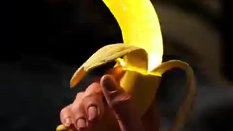 Create a glowing banana