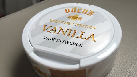 Oden's Vanilla (White Dry) Snus Review