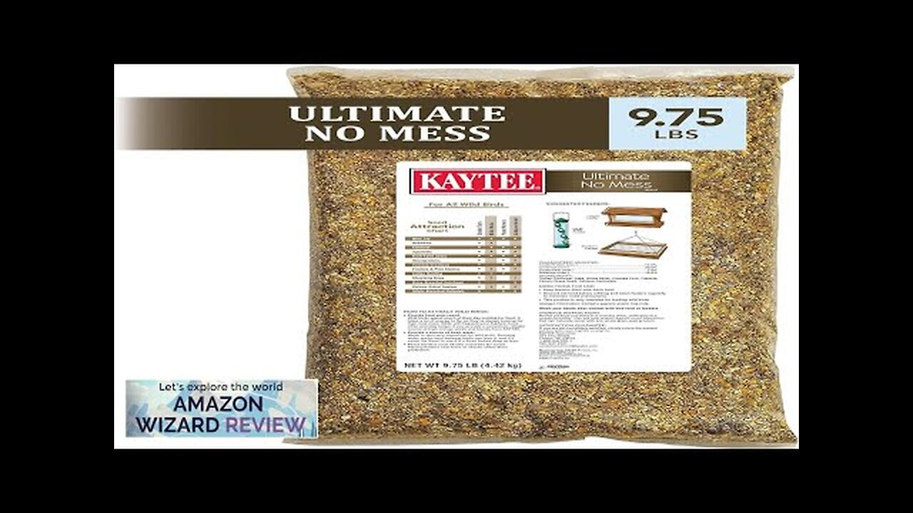 Kaytee Wild Bird Ultimate No Mess Wild Bird Food Seed For Cardinals Review