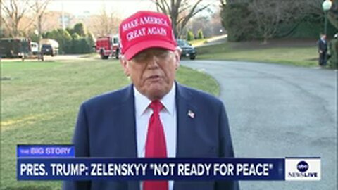 Trump addresses explosive meeting with Zelenskyy