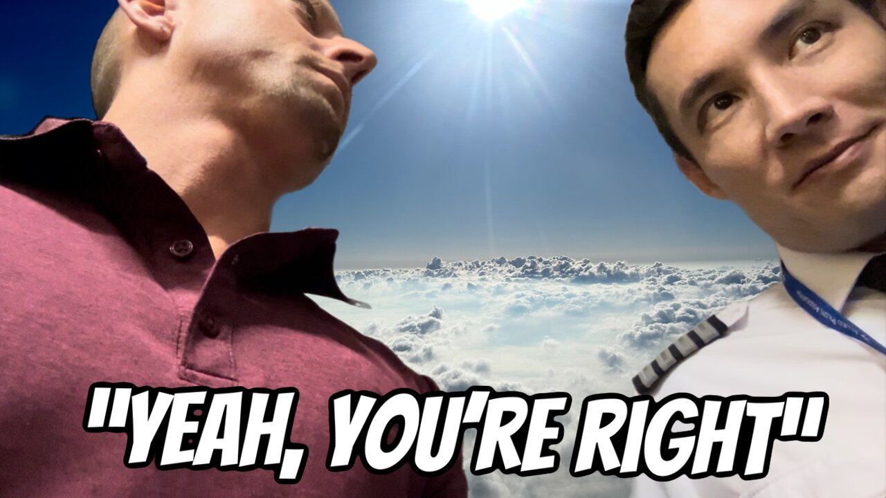 Pilot HAS to admit the earth is LEVEL after being asked the right questions