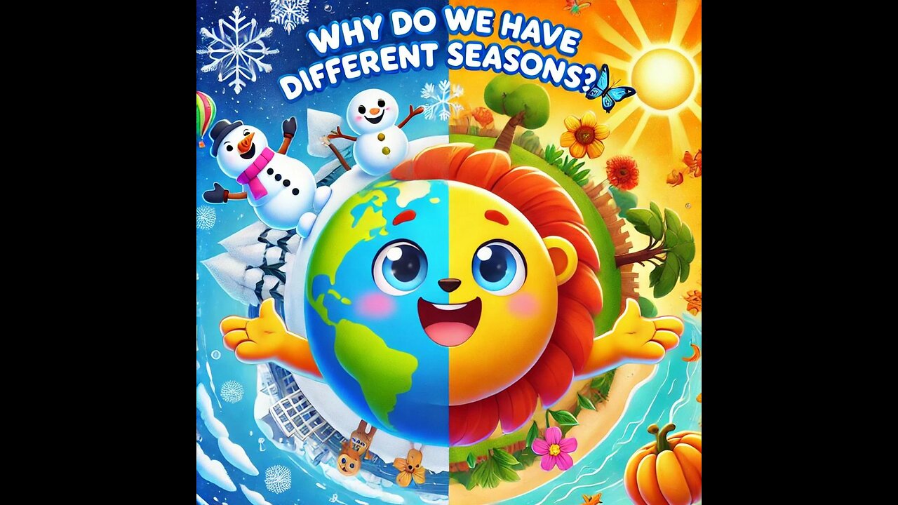Why Do We Have Different Seasons? ❄️☀️🍂🌸 – The Earth's Tilt Explained!