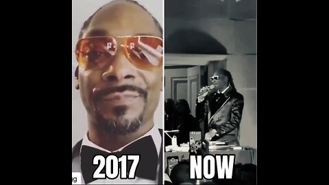 Snoop Dogg 2017 vs Snoop Dogg in 2025 playing for Trump