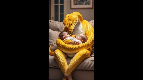 Snake Baby Care .... #snake #baby #ai #aiart #reels