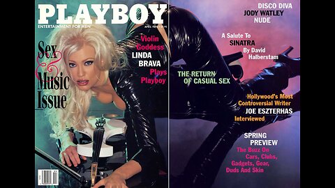 The Legends of Playboy. Violin virtuoso Linda Brava. The APRIL 1998 PLAYBOY.