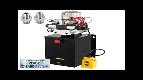 VEVOR Hydraulic Power Unit 12 Volt Dump Trailer Hydraulic Pump Double Acting Review