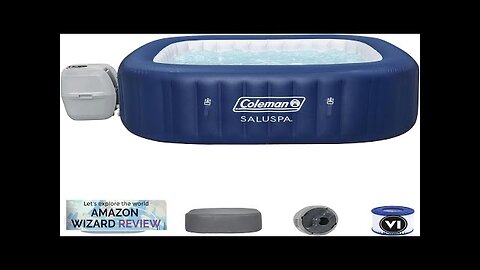 Coleman SaluSpa Atlantis AirJet 4 to 6 Person Inflatable Hot Tub Square Review