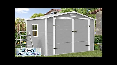 UDPATIO Outdoor Resin Storage Shed 6x4.5 FT Plastic Garden Shed for Bike Review