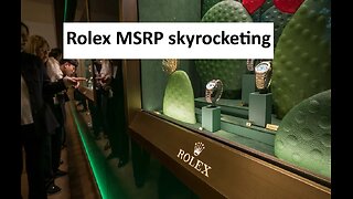 Rolex prices skyrocketing due to gold component