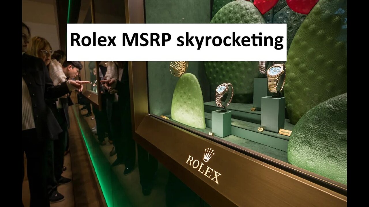 Rolex prices skyrocketing due to gold component