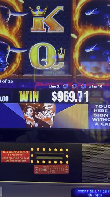 My First Casino Win!