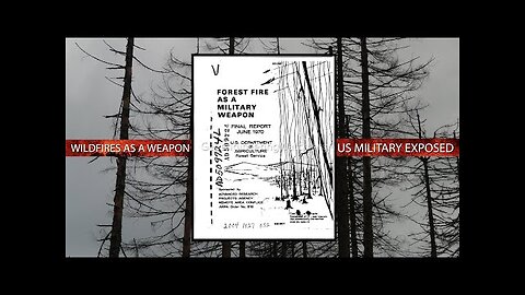 US Military Manual Exposed - 'Forest Fires As A Military Weapon' (Geo-EngineeringWatch - Jan. 2025)