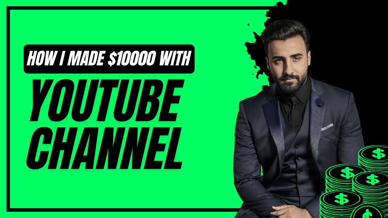 How I made $10000 on youtube in one month