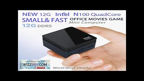 ZX01 Plus Windows 11 Pro 12th Gen Intel Alder Lake N100 Mini Review