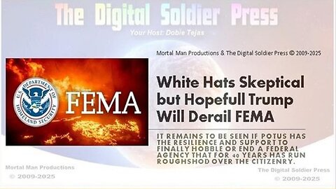 White Hats Skeptical but Hopefull Trump Will Derail FEMA