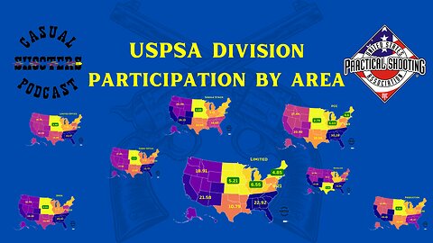 Season 4, Episode 8: USPSA Division Participation by Area