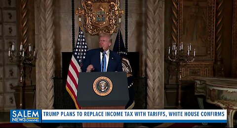 Trump Plans To Replace Income Tax With Tariffs, White House Confirms