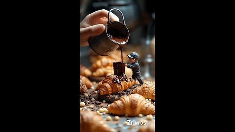 New Small Man Working on bakery