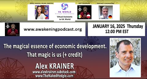 Alex Krainer EXPOSES The Dark Side of Economic Development