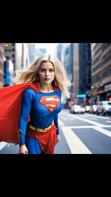 Cute Super Girl Gif