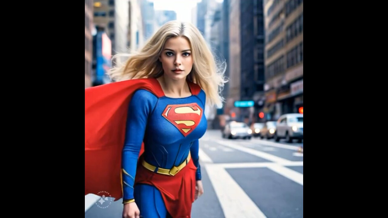 Cute Super Girl Gif