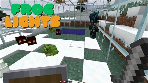 Collecting Froglights To Use in Building! Watching Them Devour Magma Cubes!