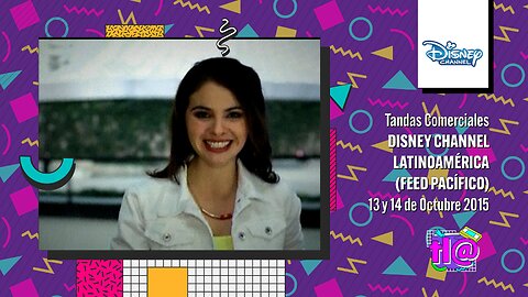 Tandas Comerciales Disney Channel Latinoamérica Feed Pacífico (13 y 14 de Octubre 2015)