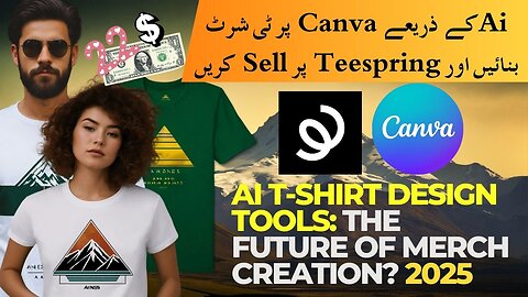 Design Stunning T-Shirts in Minutes Using AI Tools on Canva! 🚀 (Step-by-Step Tutorial)