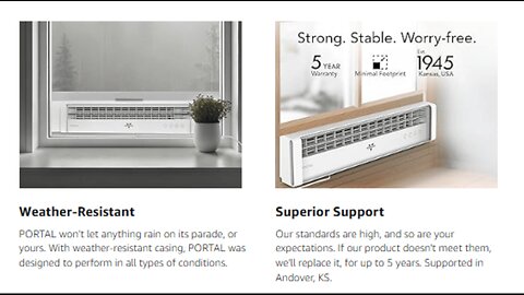 Vornado PORTAL Window Fan with 3 Speeds