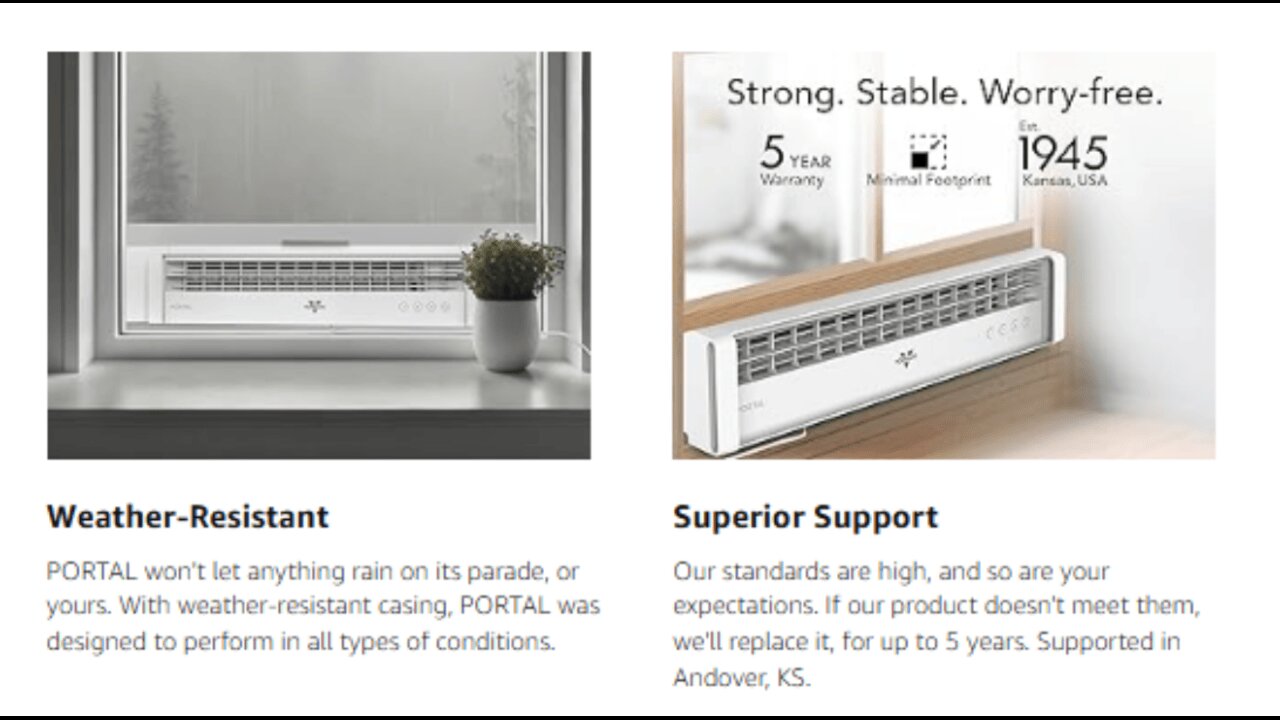 Vornado PORTAL Window Fan with 3 Speeds
