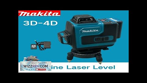 Makita High-Precision 16-Line 360 Horizontal Vertical Cross Level Green Light Laser Review