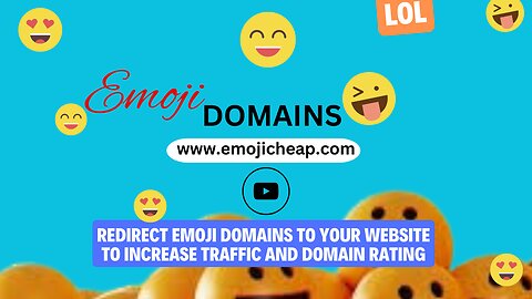 Redirect emoji domains to your website to increase traffic and domain rating
