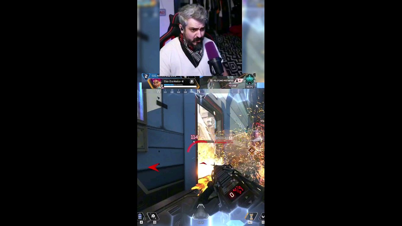 empezando partida y tenemos un equipo por fuera, 🤠#apex #apexlegends #eliasprotest