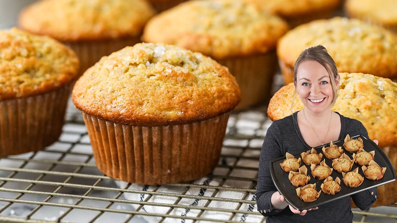 Sourdough Banana Muffins